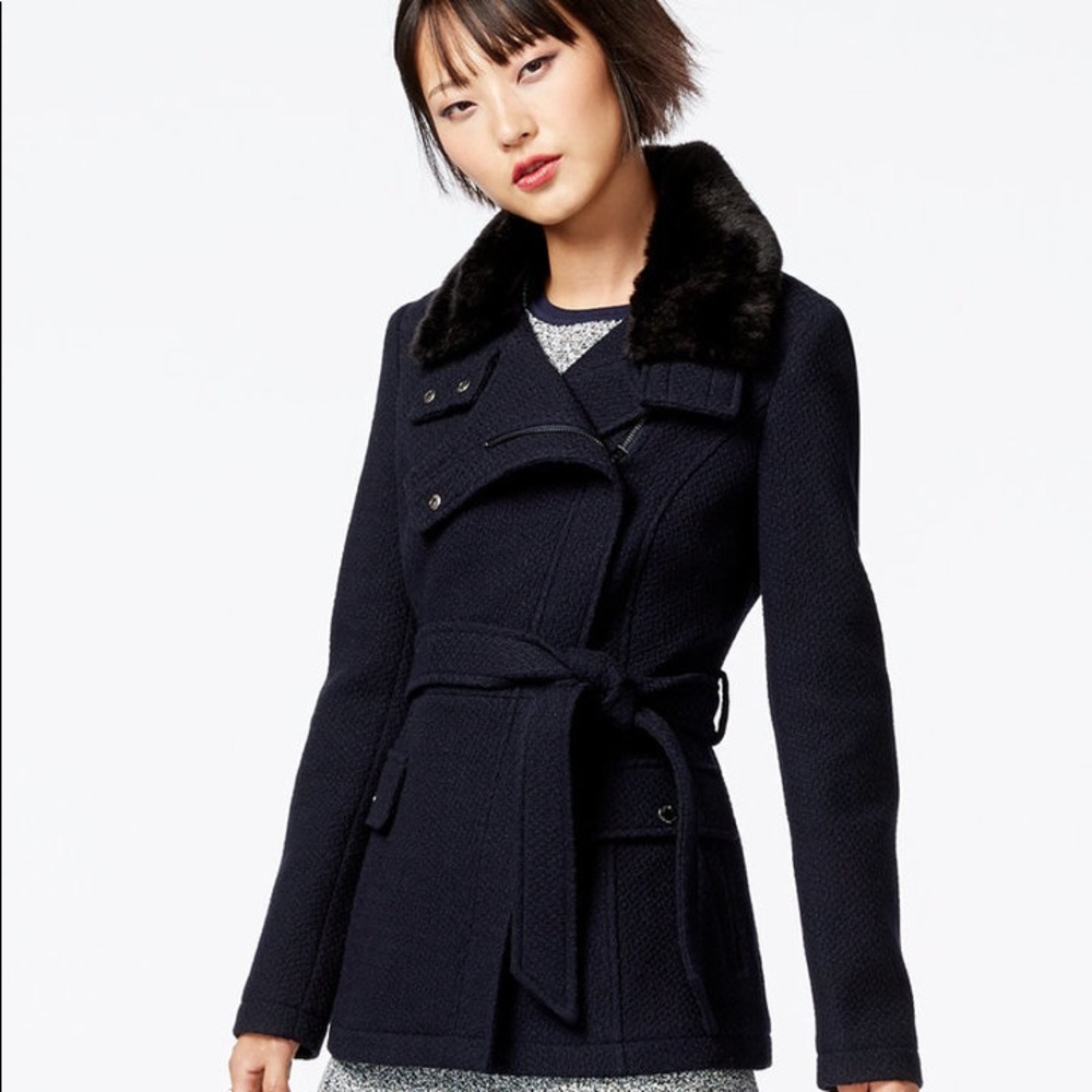 Rachel Roy navy peacoat